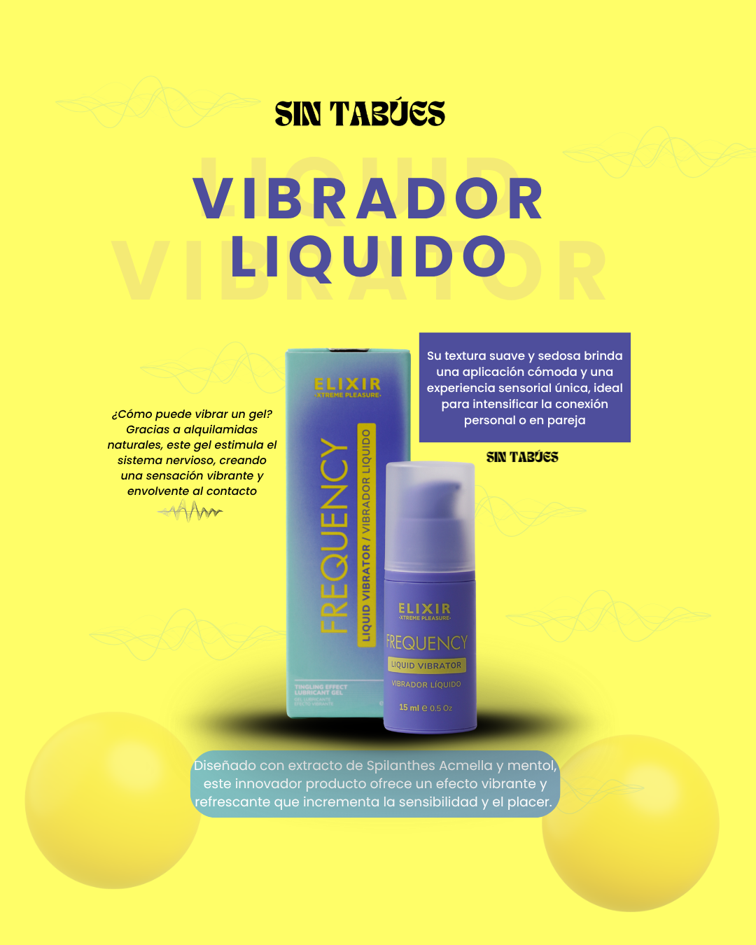 Vibrador Líquido ELIXIR