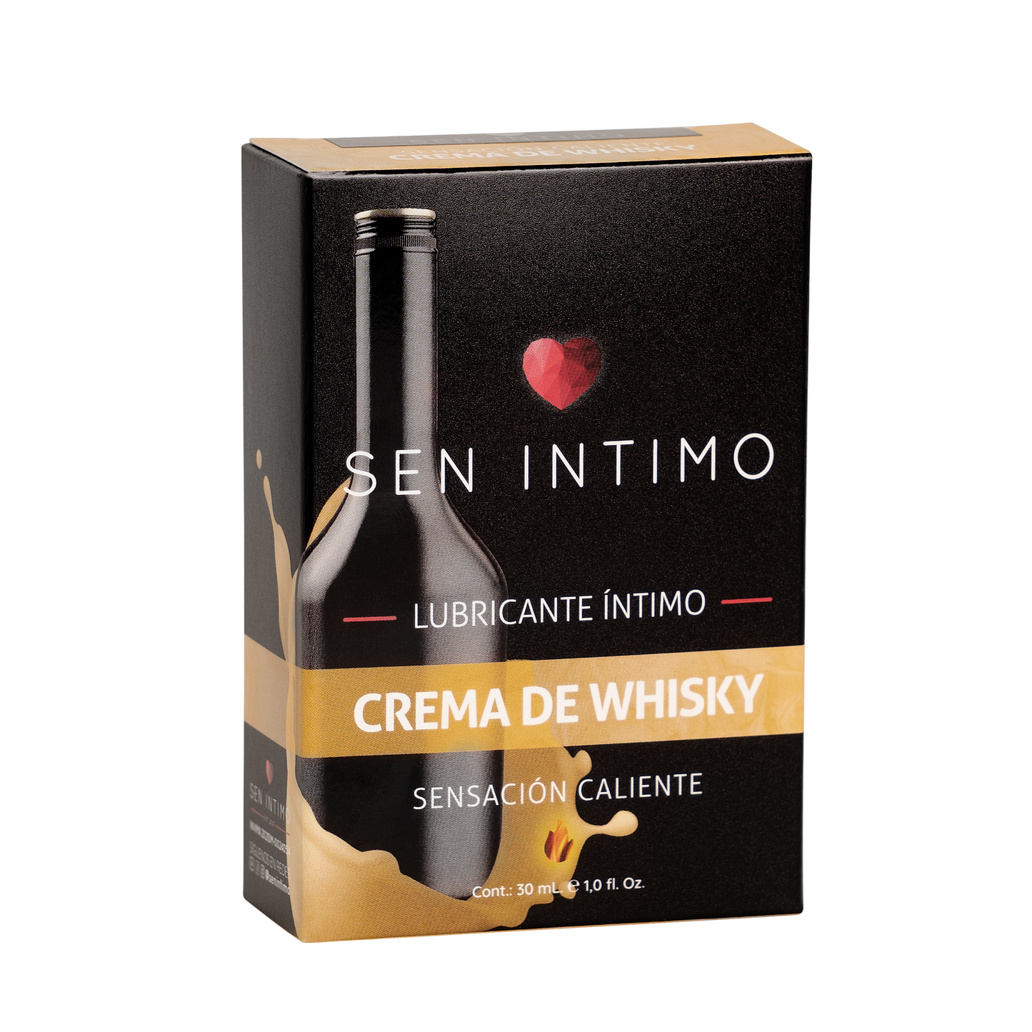 Lubricante Caliente Crema de Whisky 30ml
