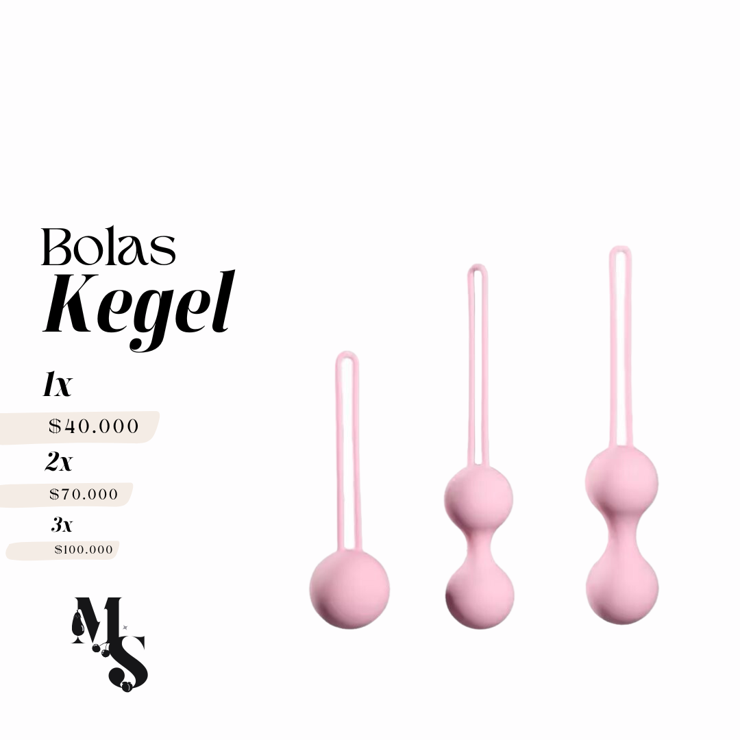 Bolas Kegel para fortalecimiento del suelo pélvico