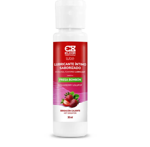 Lubricante Íntimo Fresa Bombon 30 Ml Elixir