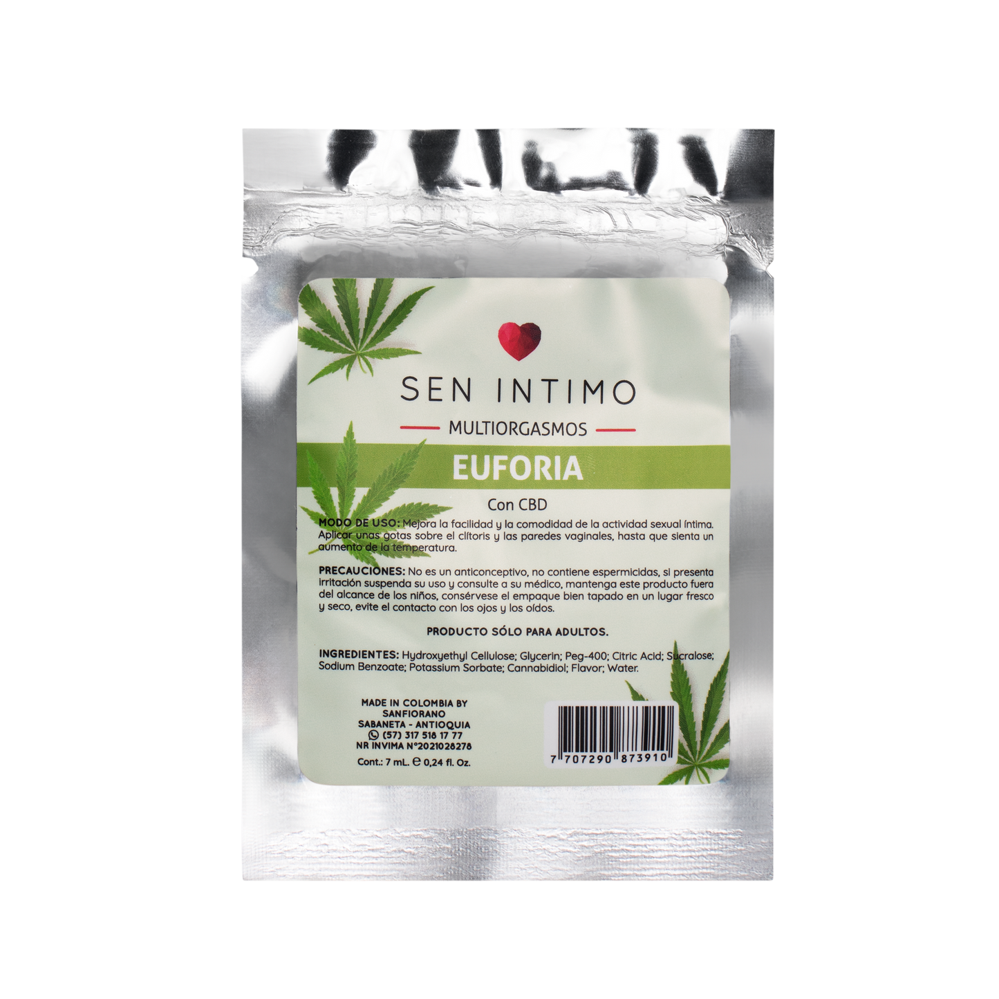 Multiorgasmos Euforia sachet Sen Intimo