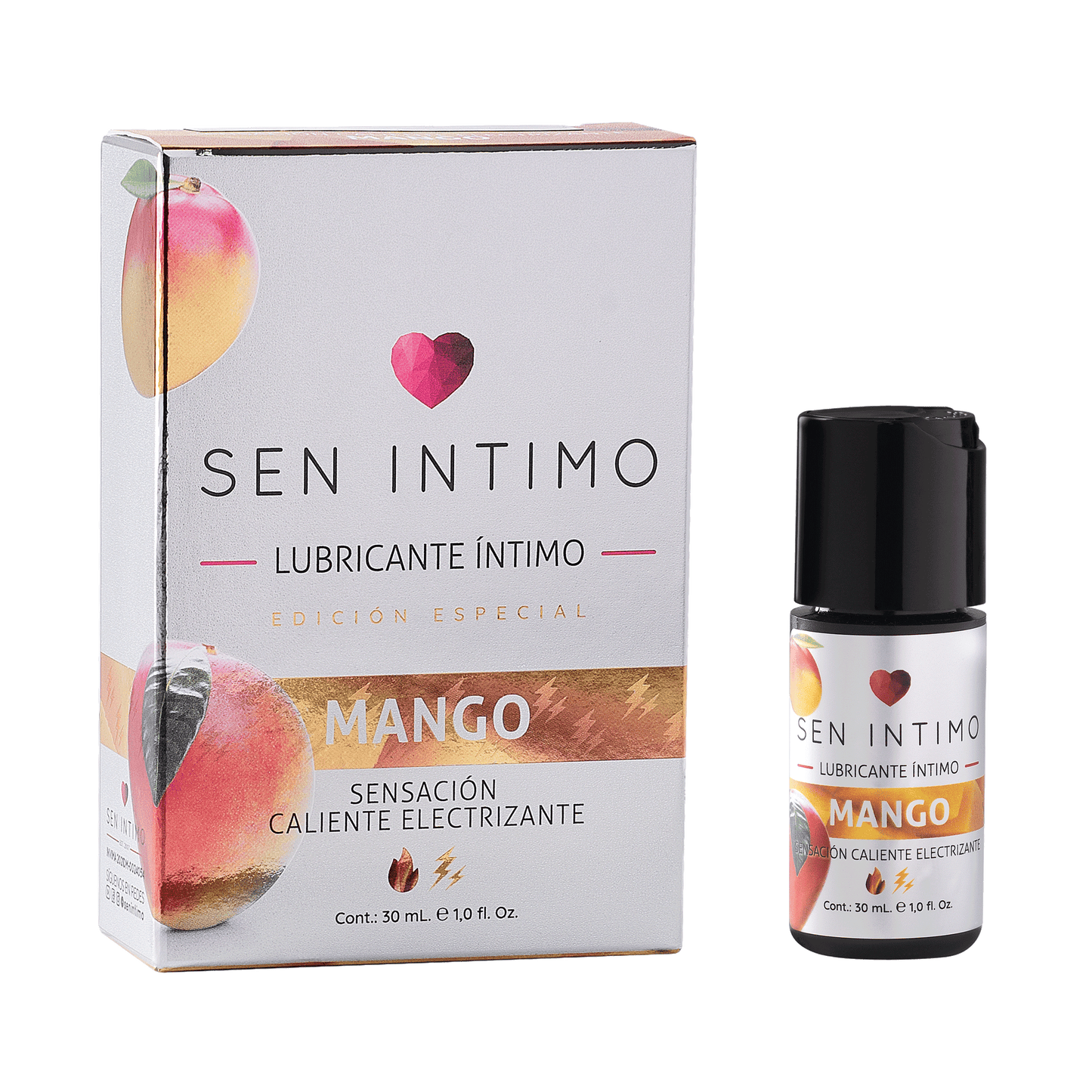 Lubricante electrizante sen intimo Mango 30Ml