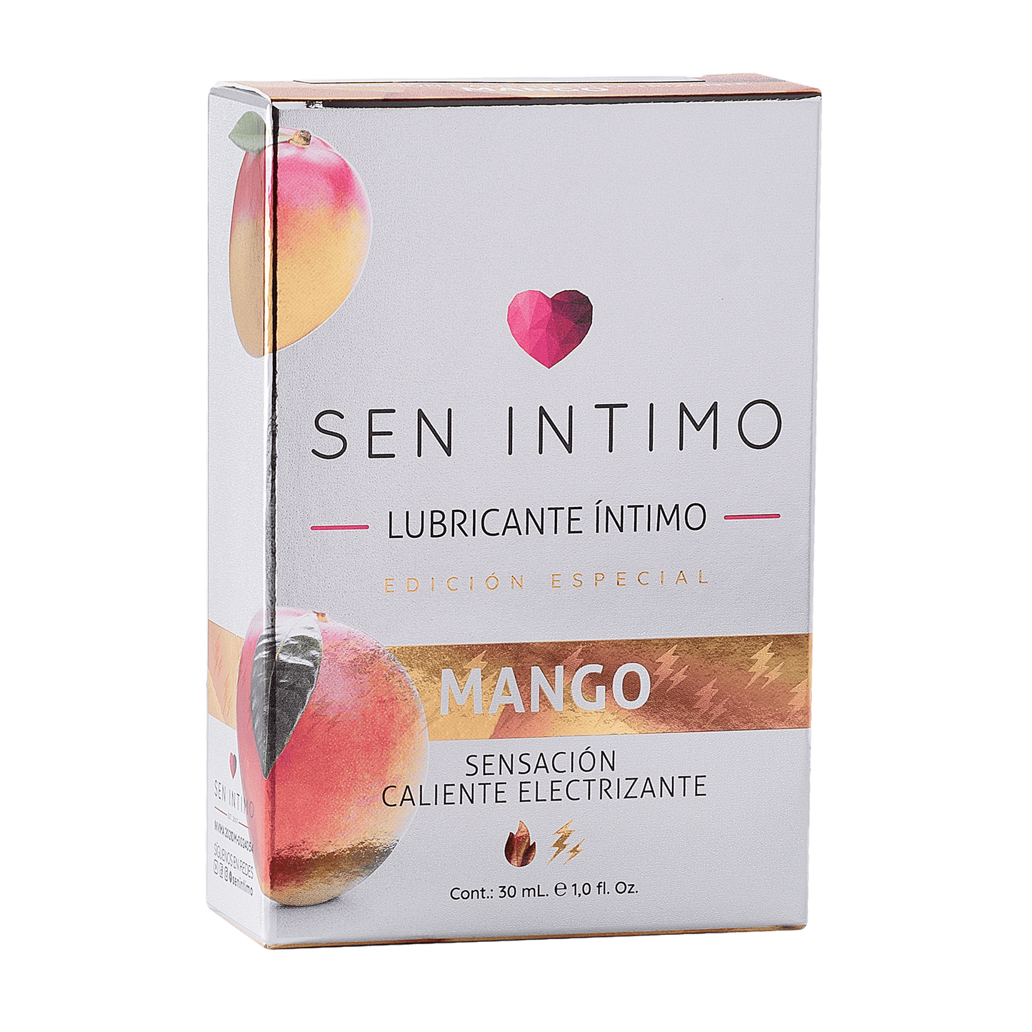 Lubricante electrizante sen intimo Mango 30Ml