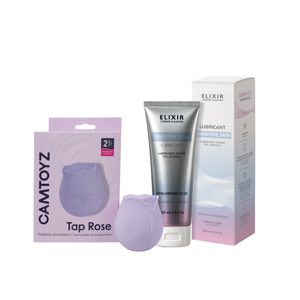 Combo multiorgasmos (Tap rose + Lub 100ml piel sensible)