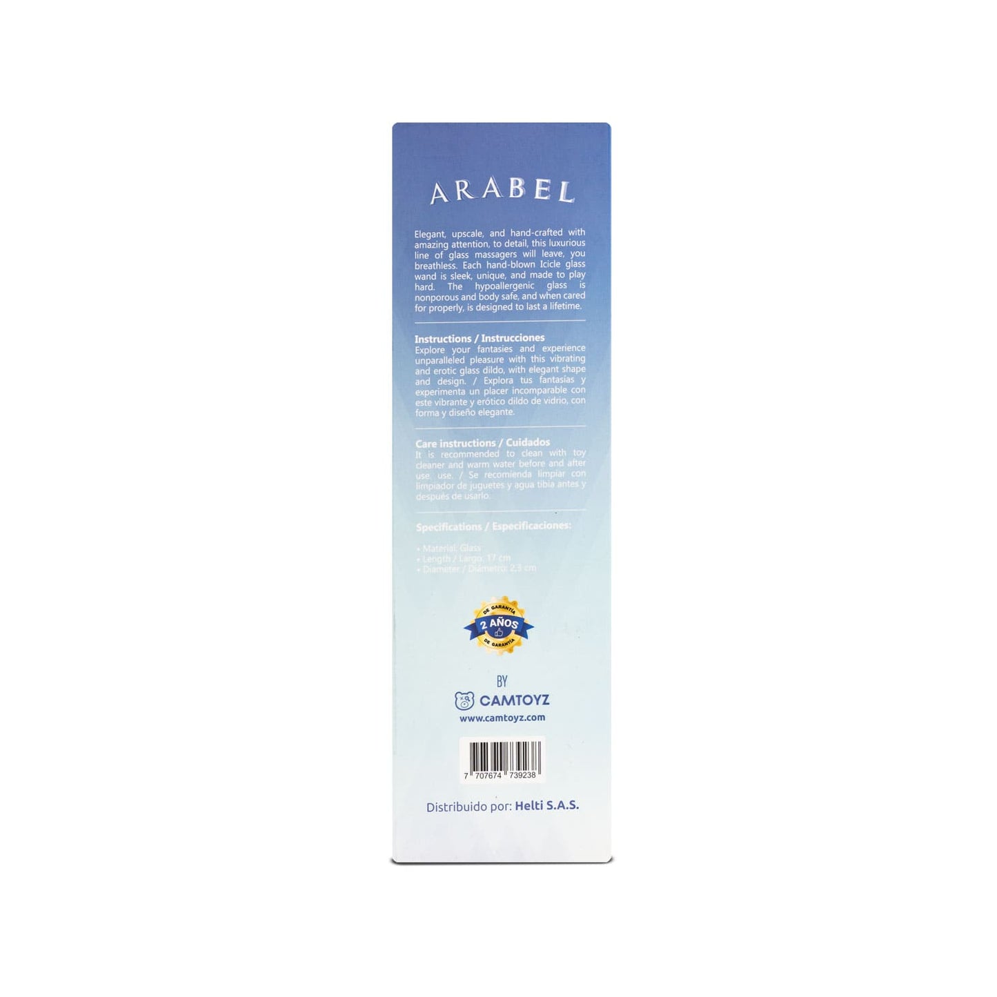 Dildo de Vidrio Arabel 17 cm Camtoyz