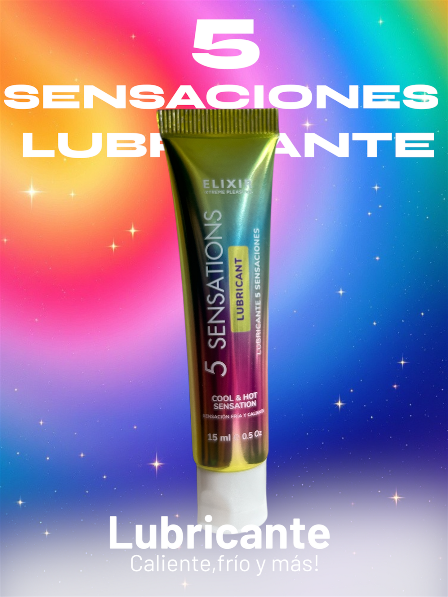 5 sensaciones lubricante elixir