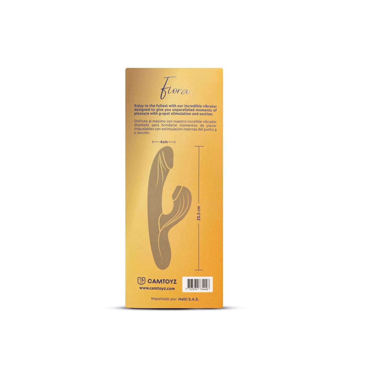 Vibrador Doble Estimulación Flora Camtoyz
