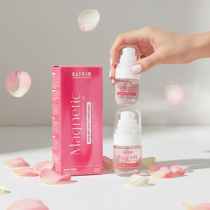 Agua de rosas con feromonas elixir magnetic