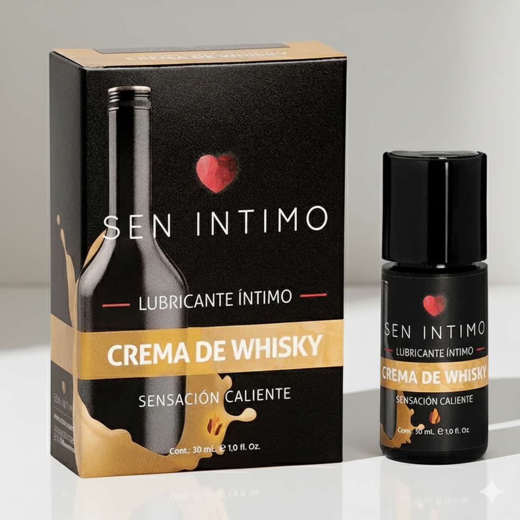 Lubricante Caliente Crema de Whisky 30ml