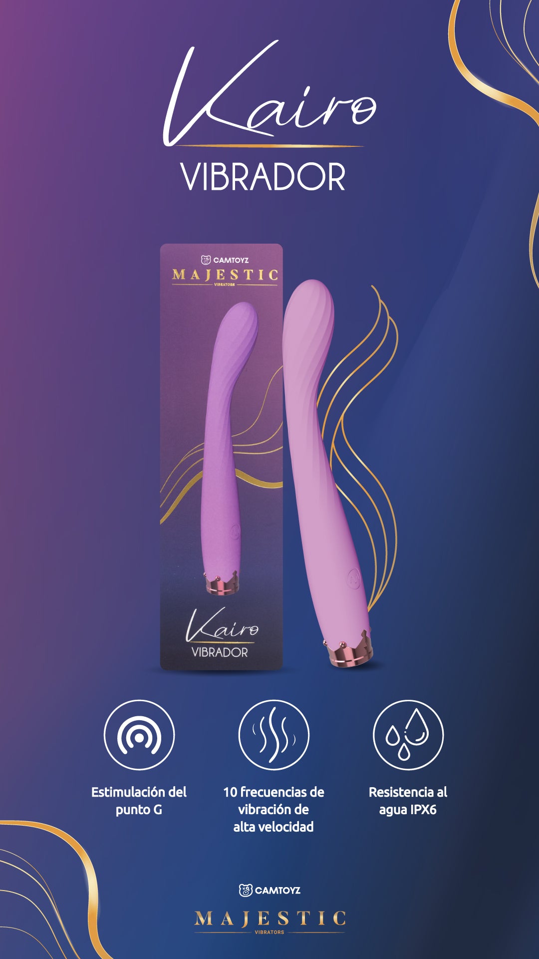 Vibrador Kairo Camtoyz