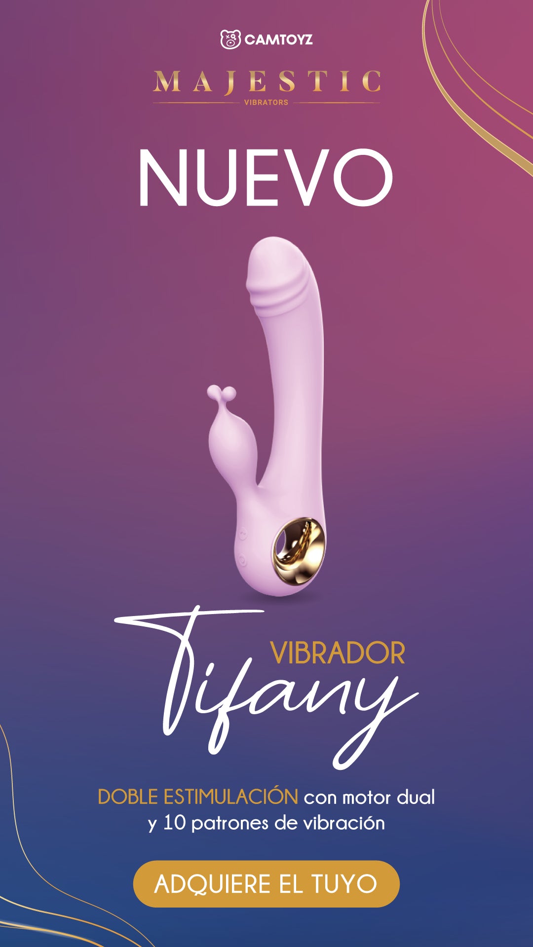 Vibrador Doble Tifany Camtoyz