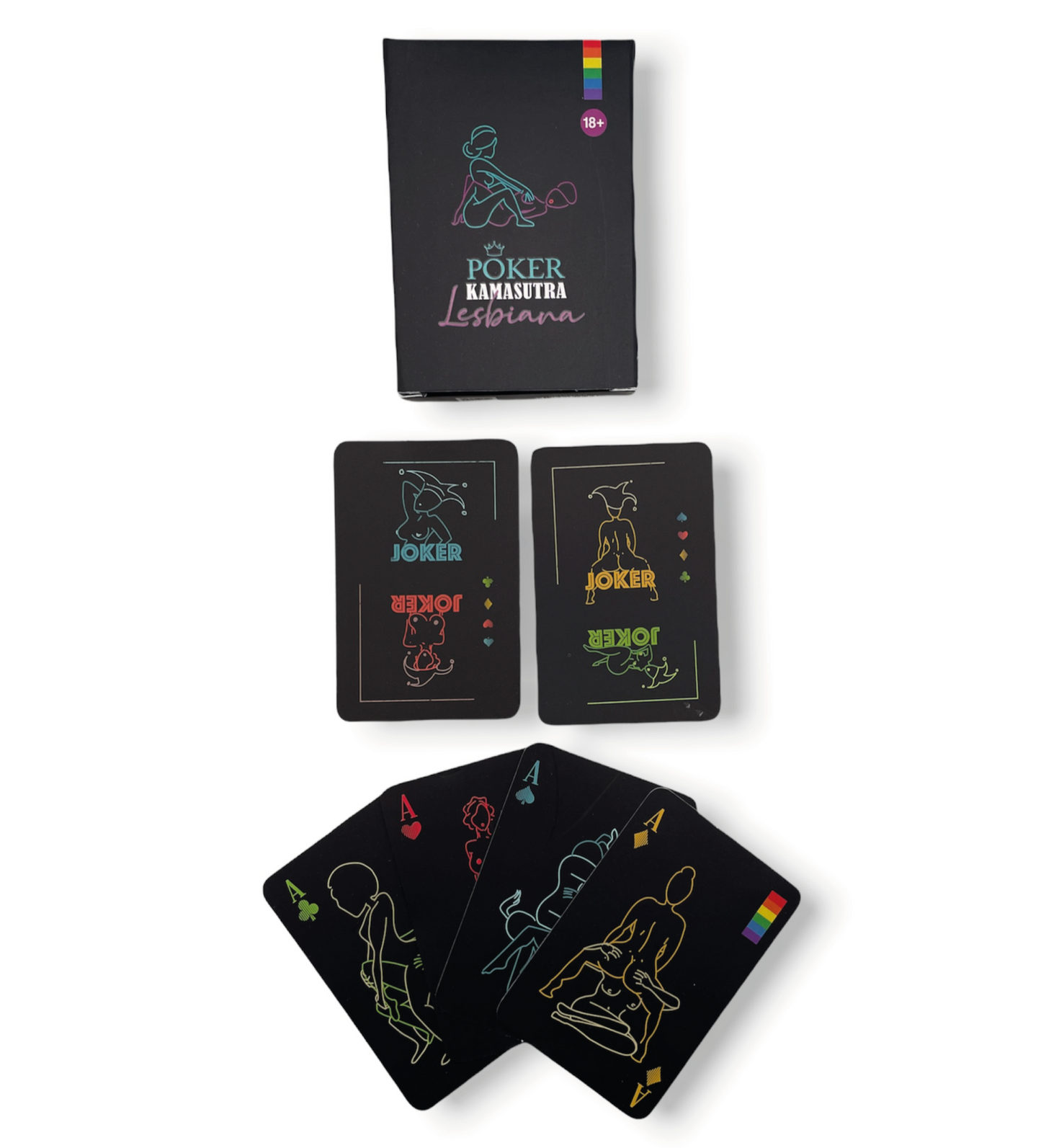 Juego Cartas Poker Kamasutra Lesbi EG